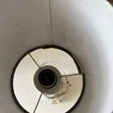 Vintage Chrome and Leatherette Lamp Base Roche Bobois 1975