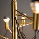 Large sculptural floor lamp executed in the style of Gino Sarfatti
