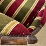 Paire de fauteuils cabriolet vintage