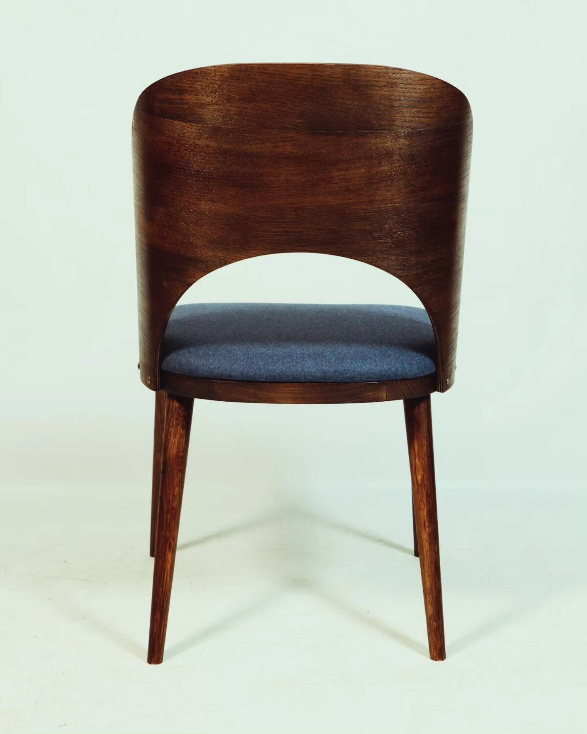 Chaises de salle à manger en chêne design vintage personnalisées