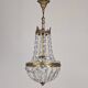 Hot air balloon tassel chandelier