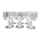 PRODUIT BHV - 6 crystal wine glasses