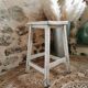 Weathered workshop stool