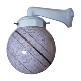 Clichy glass ball sconce