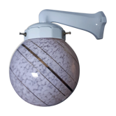 Clichy glass ball sconce