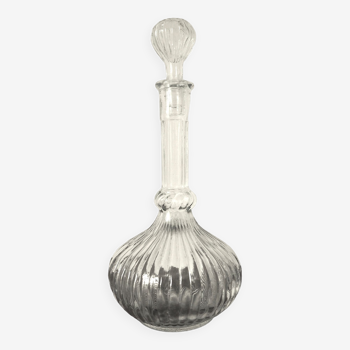 Round glass shot decanter