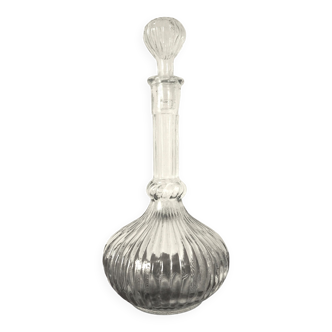 Round glass shot decanter