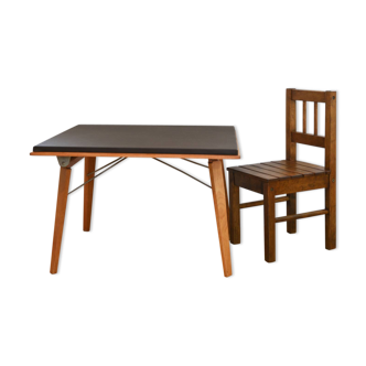 Table Plidéal et chaise enfant
