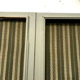 Double closet doors Paneled and screened 20th century