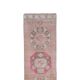 Vintage Turkish hallway rug 76x735 cm