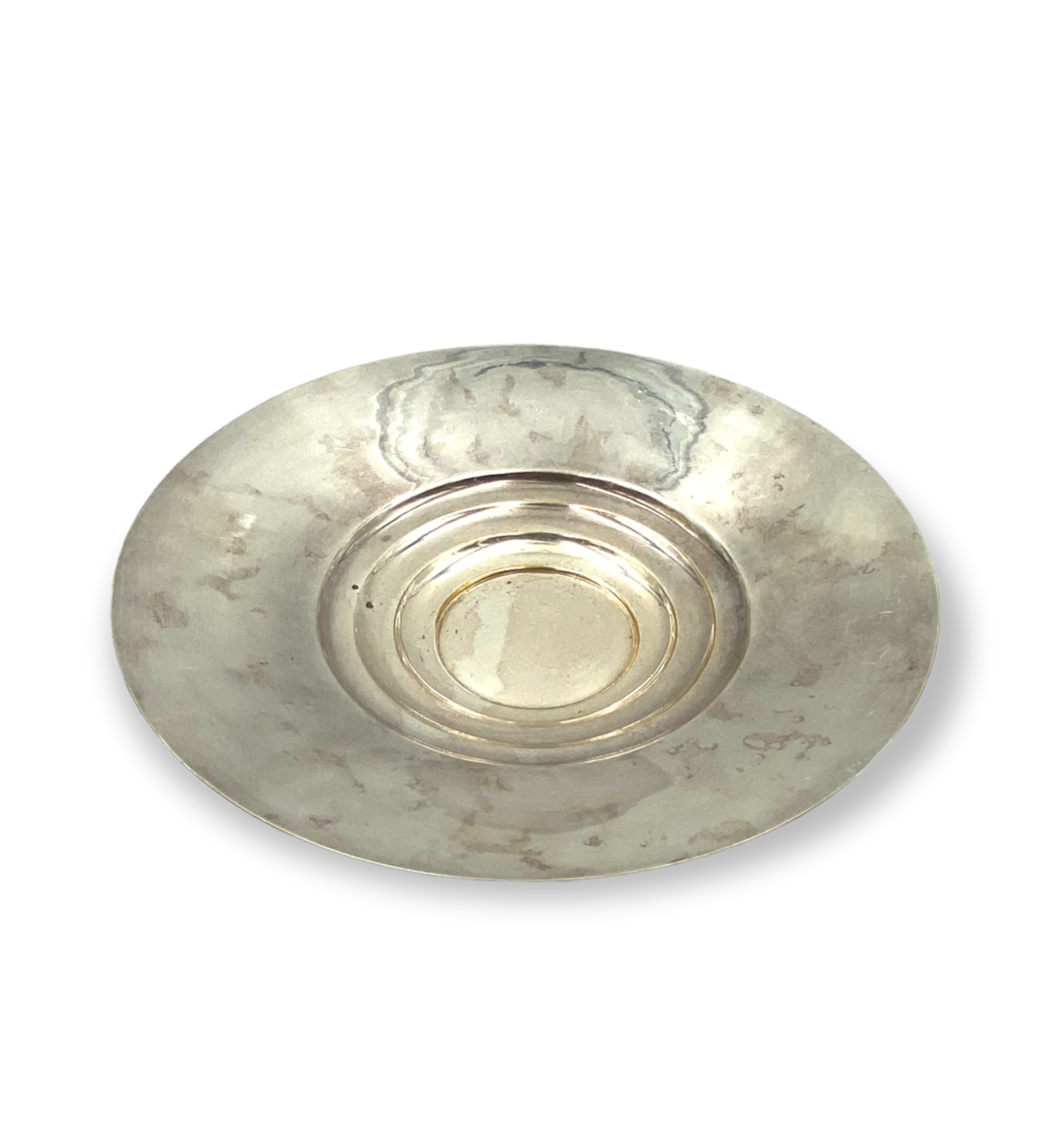 Centre de table argenté Art déco, France années 1930