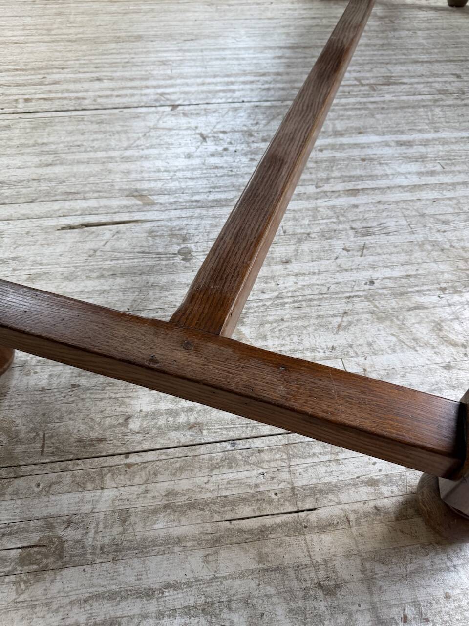 Table repas style drapière noyer 2m5/3m5 1900