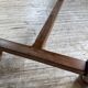 Table repas style drapière noyer 2m5/3m5 1900