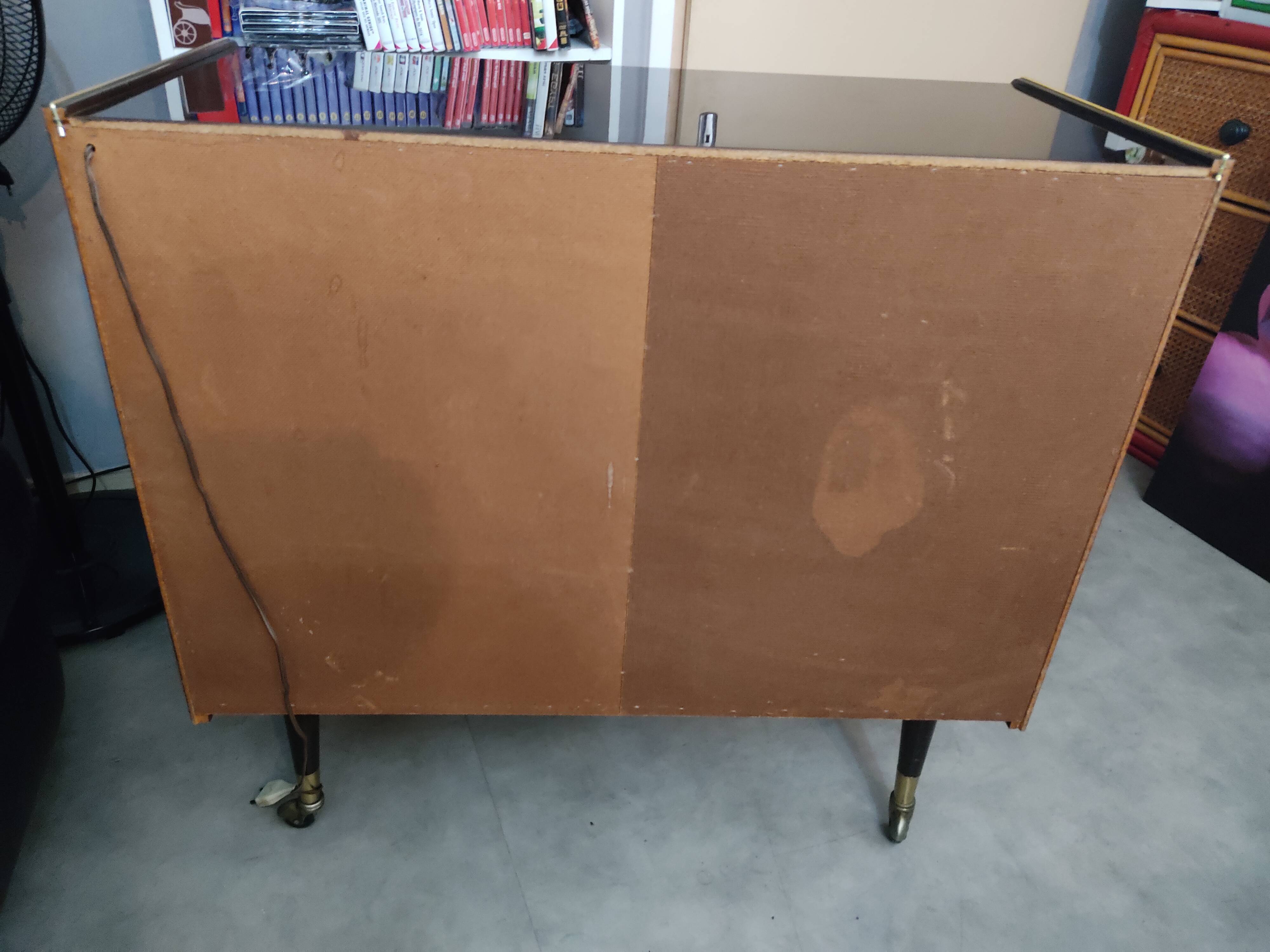 Vintage bar furniture 1950 on wheels