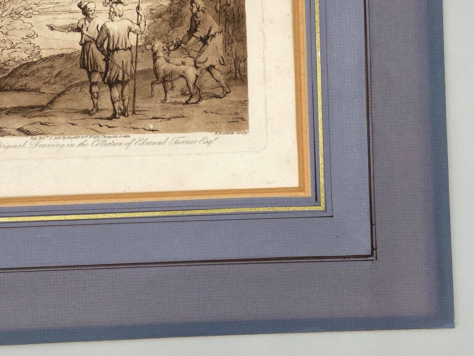 Engraving Claude Le Lorrain Delin T Earlom N°67 from the original drawing