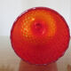 Italy 60s 70s red glass vase