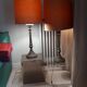 Pair of vintage/classic chic lamps in patinated metal