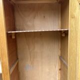 Parisian wardrobe in wood and rattan