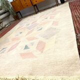 Tapis en laine röllakan 15, suède années 1960/1970, vintage, mid-c moderne