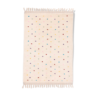 Azilal Berber carpet with dots of colour 163 x 110 cm