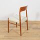 Mid-Century Modern Teak Dining Chairs model 26 by Henry Kjærnulf  for Korup