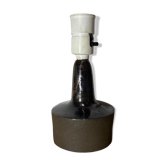 Handmade 1960s ceramic table lamp from denmark - handmade vintage ceramic pottery from the sixties