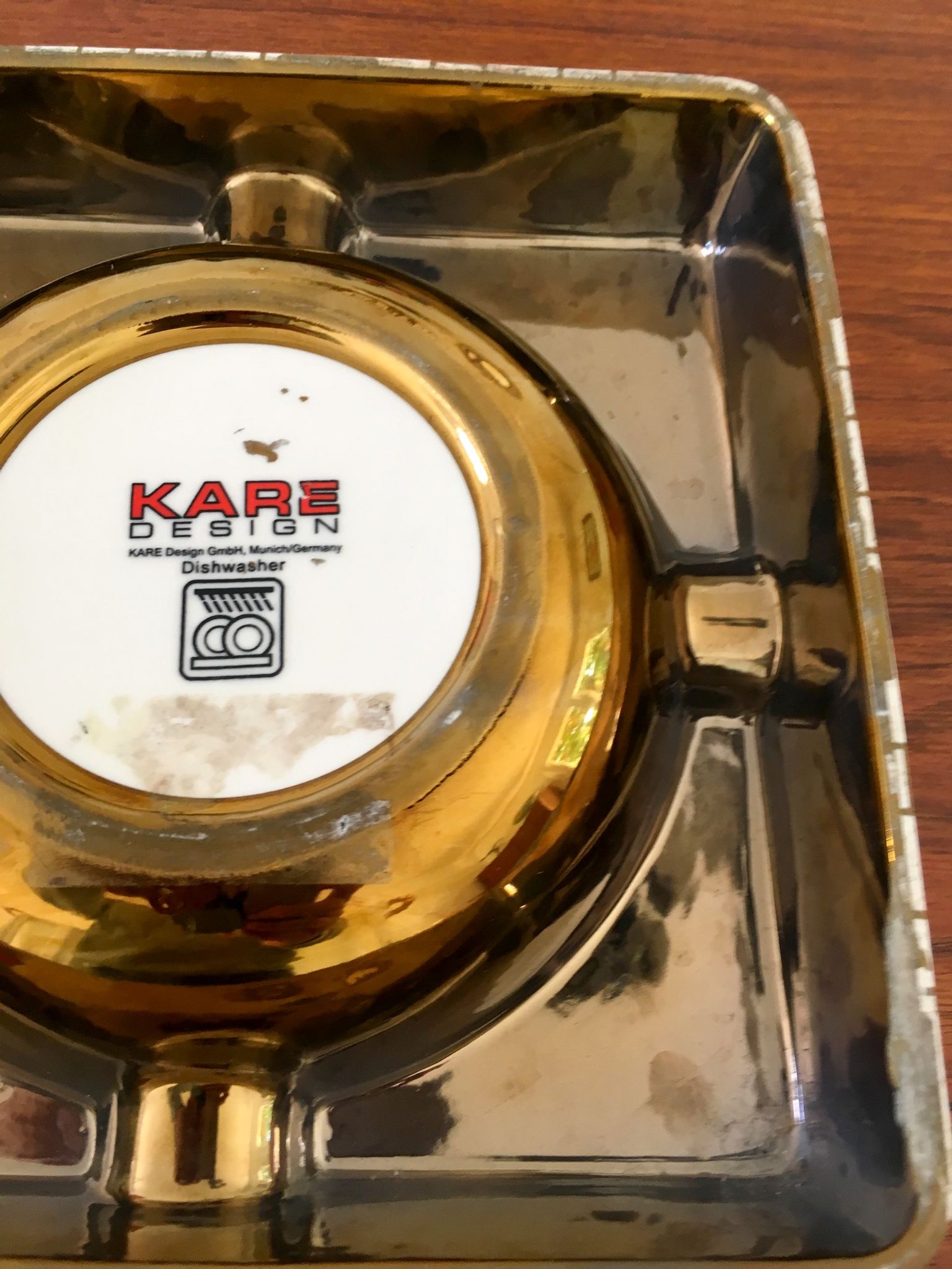 Empty pocket by Kare design in vintage ceramic from the 1990s
