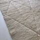 Moroccan Berber carpet Beni Ouarain with diamonds ecrus 2,44x1.61m