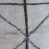 White Marmoucha Moroccan rug - 245 x 154 cm