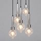 Abo Randers cascade 5 drop lamp for A/S Denmark 1970s