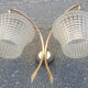 Double wall lamp from Maison Arlus from the 50s