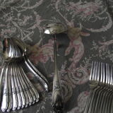 Housewife 37 pieces in silver metal by François Frionnet