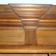 Large director's bookcase in solid walnut, 19th century.