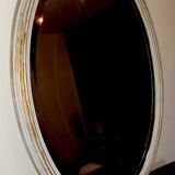 Bevelled antique dressing table mirror