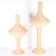 Paire de lampadaires en osier