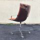 Fauteuil de bureau en plexiglas design Raphaël Raffel, 1970