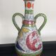 Vintage candlestick in ceramics enamelled