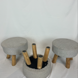 3 tripod stools