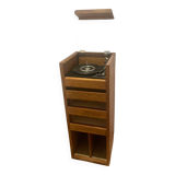 Cabinet/column for turntable and vinyl