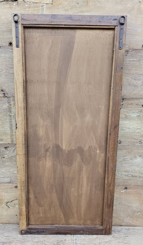 Miroir en teck birman