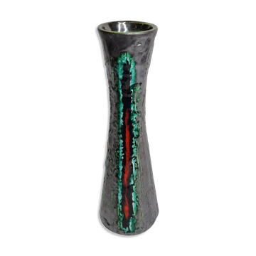 Vase "fat lava" Ilkra Edel Keramik, West Germany, 30 cm
