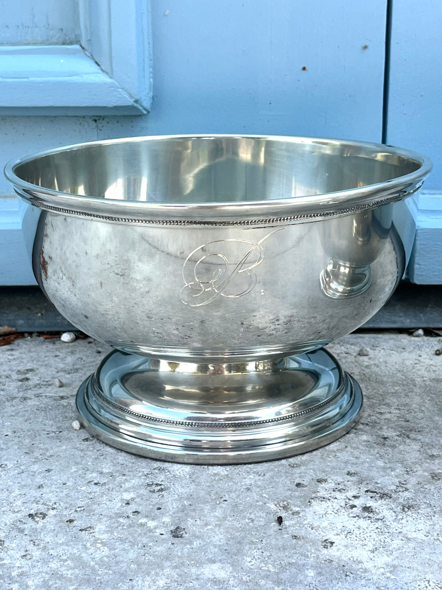 Champagne Cooler Buckets – Pedestal Wine Ice Bowls Banks Monogram