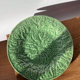 Vintage Cabbage Barbotine Dish
