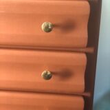 Terracotta vintage chest of drawers