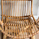 Rocking-chair en rotin
