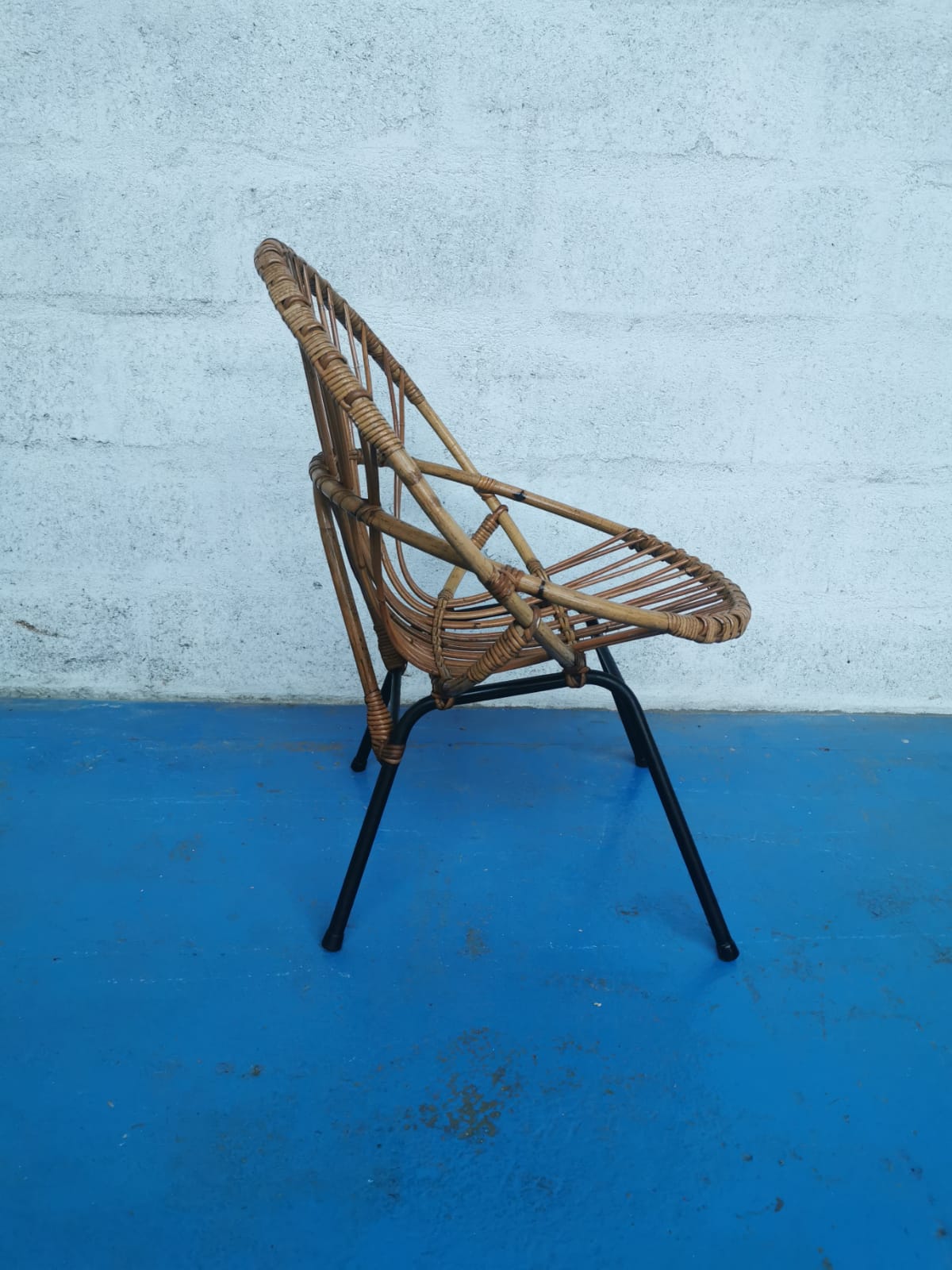 Rattan armchair 1960