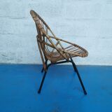 Rattan armchair 1960