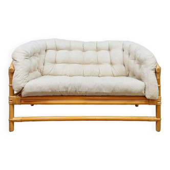 Vintage rattan bamboo lounge sofa ‘Boho-style’