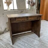 Aranjou elm brutalist desk