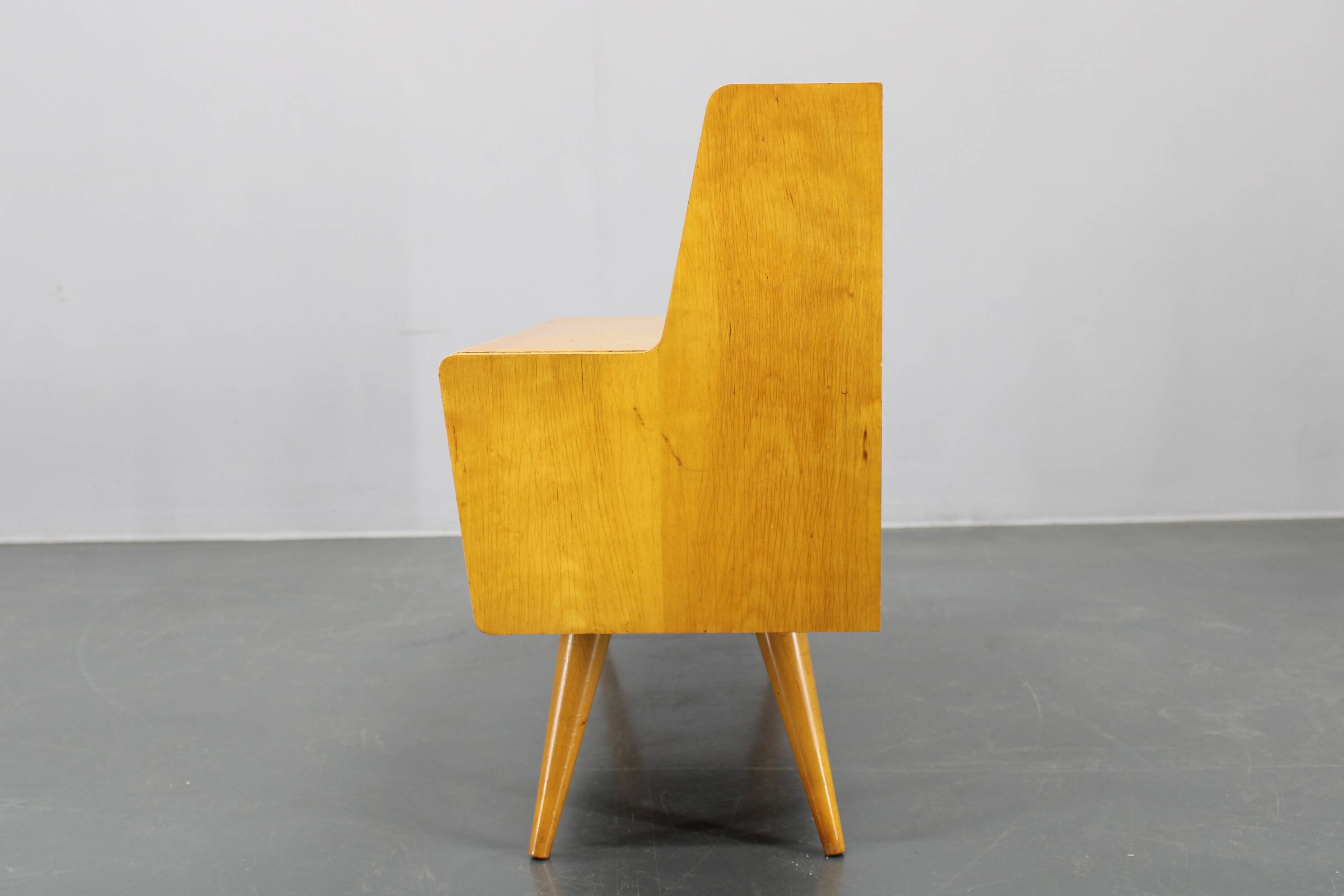 1960s Chest of Drawers with Glass Shelf ,Czechoslovakia